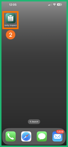 Unity Inspect App – How to Login x1