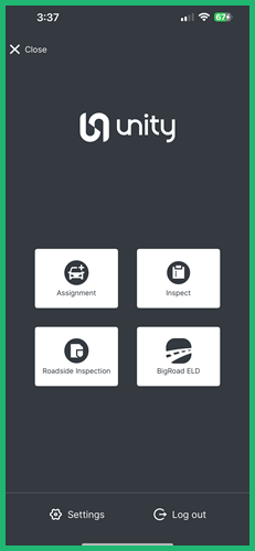 Unity Inspect App – How to Login with Limited Access x1