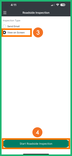 Roadside Inspection – View Available Schedules x2