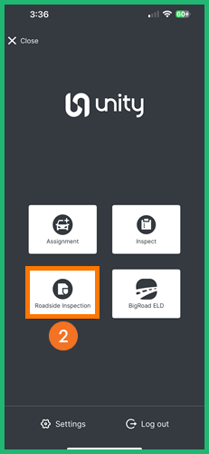 Roadside Inspection – View Available Schedules x1