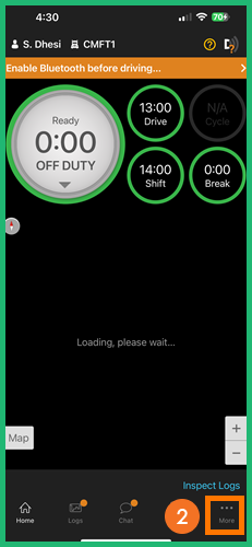 bigroad eld app - how to launch unity inspect x1