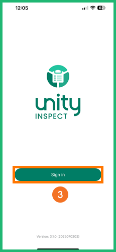 Unity Inspect App – How to Login x2