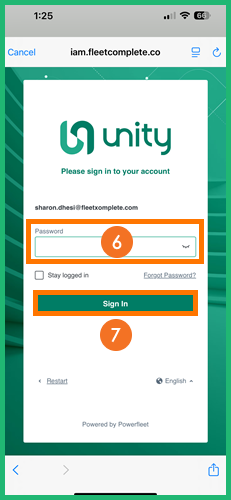 Unity Inspect App – How to Login x4