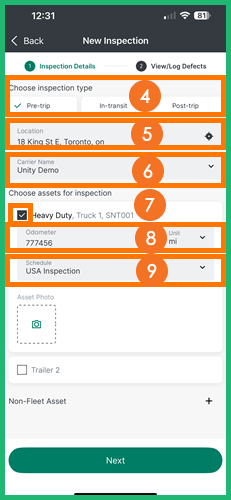 Unity Inspect Module – Minor Defect x3