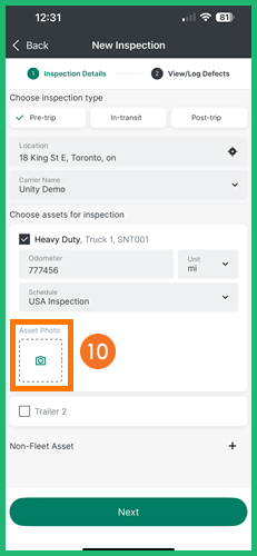 Unity Inspect Module – Minor Defect x4