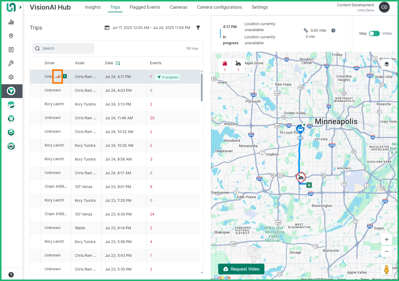 live stream availability