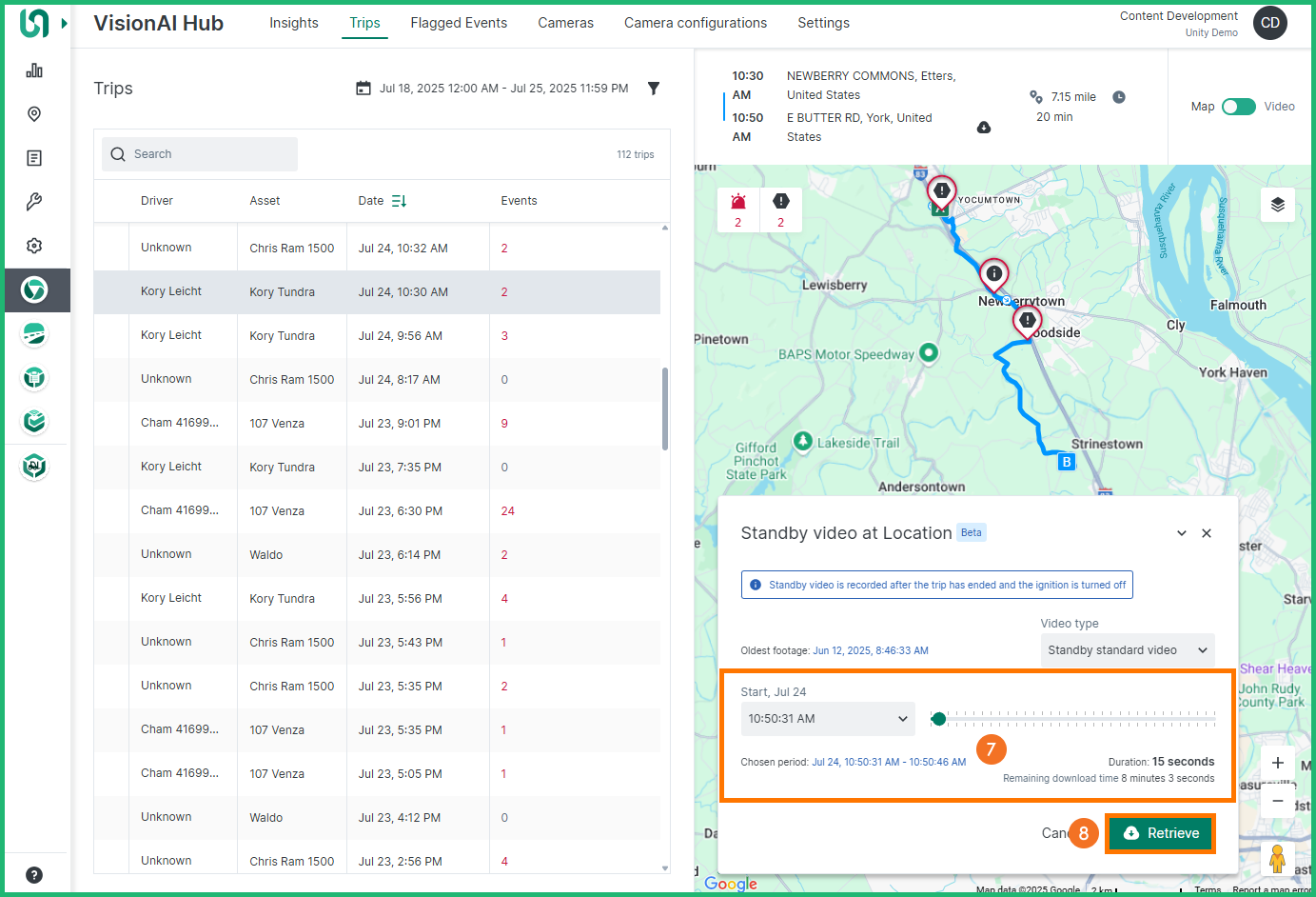 standby recording video request 2
