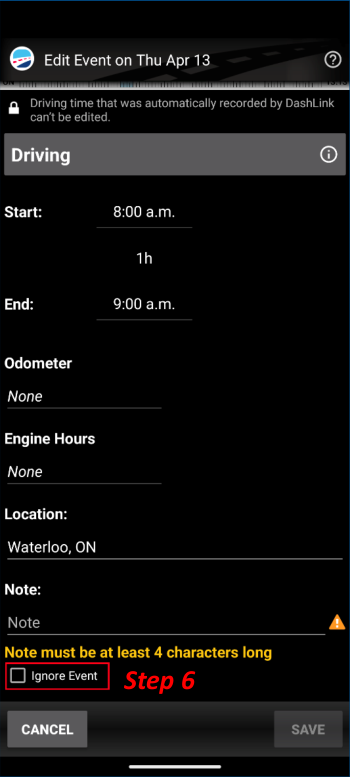 5_option_to_ignore_drive_time_web_and_mobile_app_image14